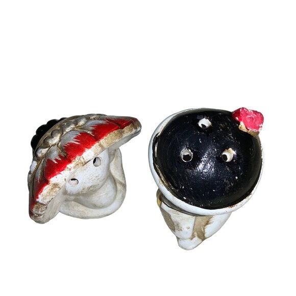 Native Americans and Teepee Salt and Pepper 3 piece Shaker Set vintage - Picture 16 of 16